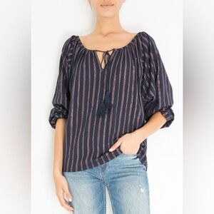 Mes Demoiselles Elize Lyrical Blouse With Balloon Sleeves